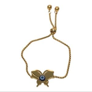Evil Eye Butterfly Bracelet